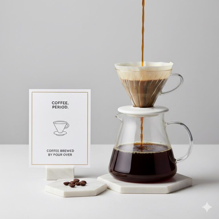 Coffee Brewed by Pour Over